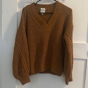 Hippie Rose Tan Knit Sweater